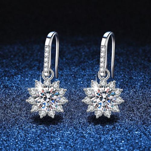 925 пробы Сережка, Форма цветка, разные стили для выбора & Женский, earring length 15-20mm, продается Пара