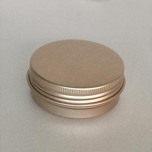 Aluminum Packing Gift Box Round & frosted gold Sold By PC