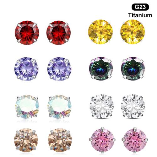 Fashion Personality Body Piercing Jewelry And Accessories Titanium Alloy DIY & with cubic zirconia Sold By PC