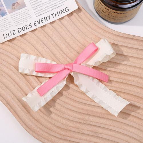 Hair Accessories DIY Findings Cloth Bowknot 135mm Sold By PC