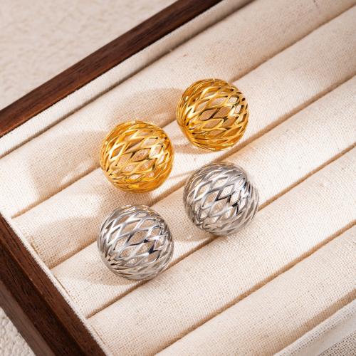 Stainless Steel Stud Earrings 304 Stainless Steel fashion jewelry & for woman Sold By Pair