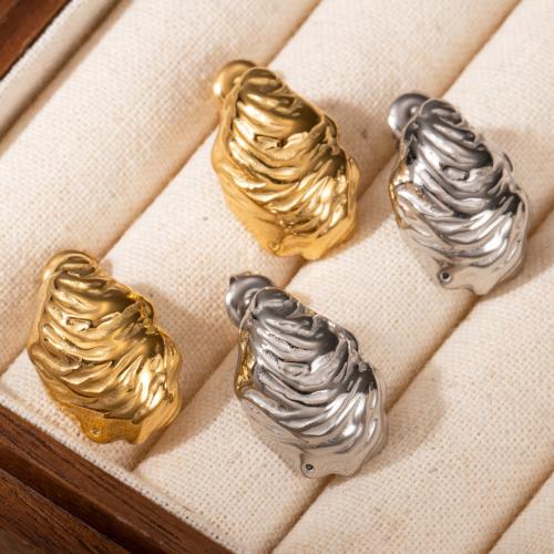 Stainless Steel Stud Earrings 304 Stainless Steel fashion jewelry & for woman Sold By Pair