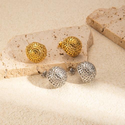 Stainless Steel Stud Earrings 304 Stainless Steel fashion jewelry & for woman Sold By Pair