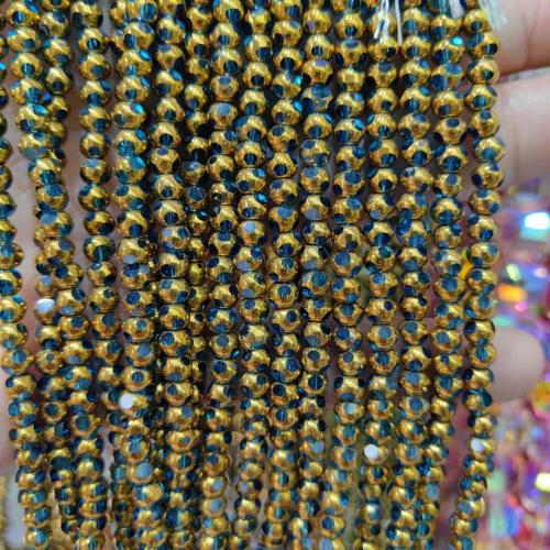 Fashion Glass Beads DIY 4mm Approx Sold By Strand