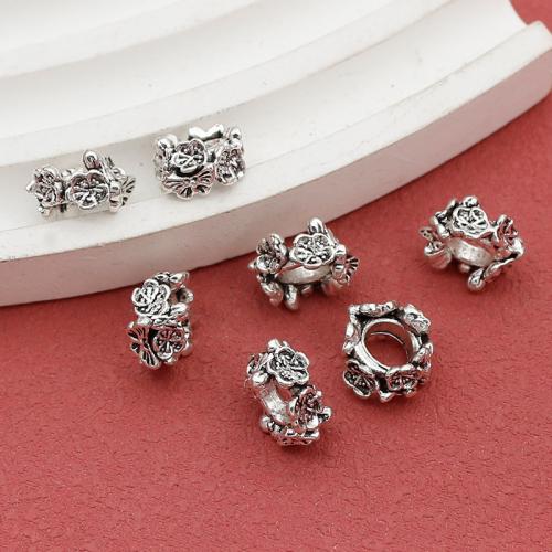 Zinc Alloy Spacer Beads antique silver color plated DIY nickel lead & cadmium free Approx 5mm Approx Sold By Bag