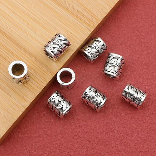 Zinc Alloy Jewelry Beads antique silver color plated DIY nickel lead & cadmium free Approx 4mm Approx Sold By Bag