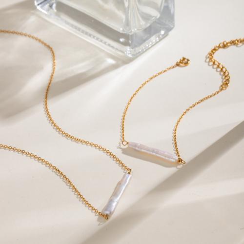 Fashion Stainless Steel Jewelry Sets 304 Stainless Steel with ABS Plastic gold color plated fashion jewelry golden Sold By PC