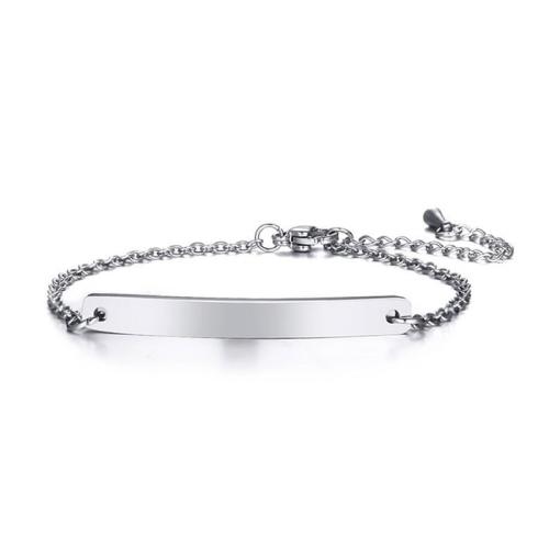 Bijoux bracelet en acier inoxydable, Acier inoxydable 304, avec 4cm chaînes de rallonge, Placage, bijoux de mode & pour femme, plus de couleurs à choisir, Longueur Environ 17 cm, Vendu par PC