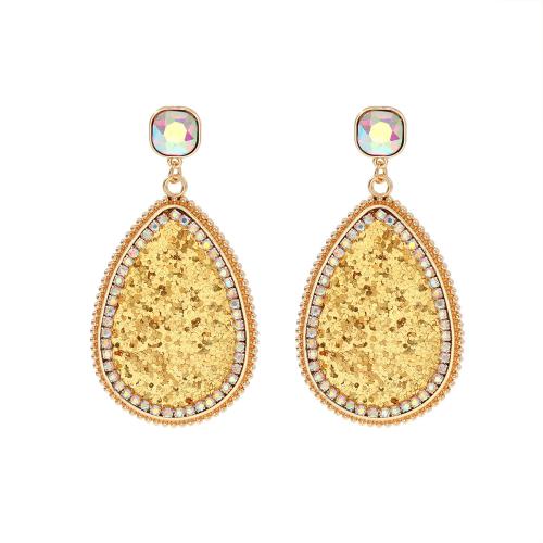 Zinc Alloy Stud Earring with Acrylic fashion jewelry & for woman Sold By Pair