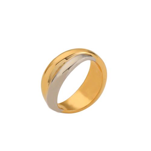 Brass Finger Ring plated fashion jewelry & for woman golden Sold By PC