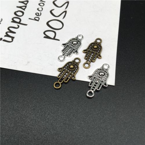 Zinc Alloy Connector Hand plated DIY & 1/1 loop Sold By Bag