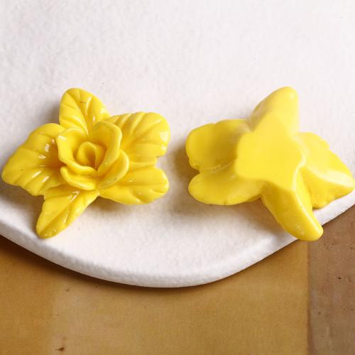 Mobile Phone DIY Decoration Resin Flower polished Sold By PC