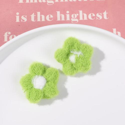 Hair Accessories DIY Findings Cotton Thread Flower knit Sold By PC