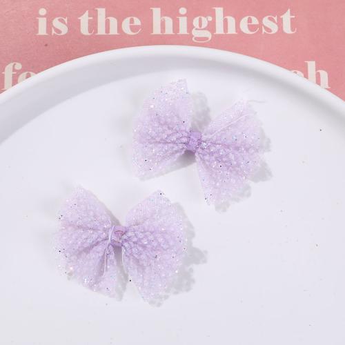 Hair Accessories DIY Findings Gauze Bowknot handmade Sold By PC