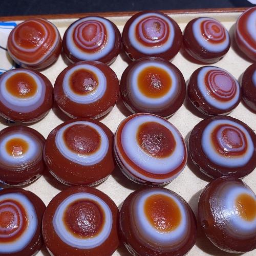 Perline in agata, agate, DIY, rosso, about:20-33mm*10-17.5mm, Venduto da PC