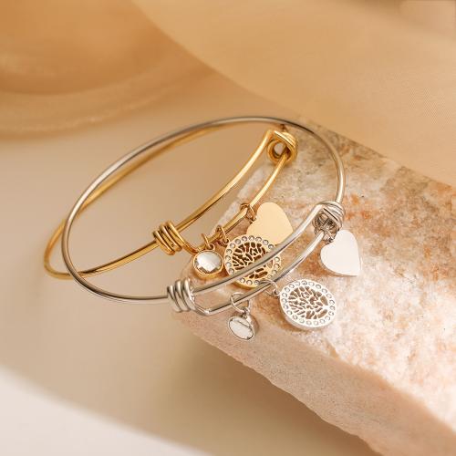 Nerūdijančio plieno Bangle, 304 Nerūdijantis plienas, padengtą, mikro nutiesti kubinių Zirconia & moters, daugiau spalvų pasirinkimas, nikelio, švino ir kadmio nemokamai, Pardavė PC