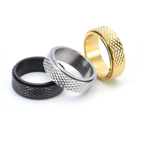 Titanium Steel Finger Ring plated & for woman Sold By PC