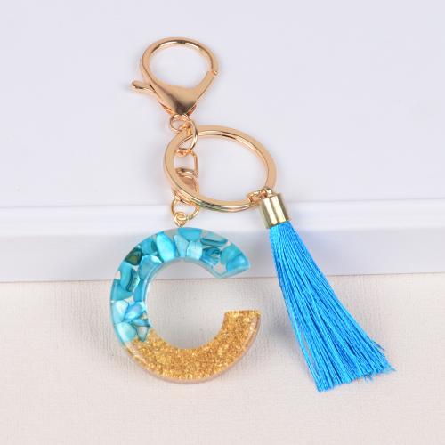 Iron Key Clasp with Resin epoxy gel portable & multifunctional blue Product package size Sold By PC