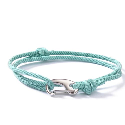 Bracciale gioielli in acciaio inossidabile, 304 acciaio inox, with Cordone di Milano, lucido, Regolabile & unisex, nessuno, Lunghezza Appross. 16 cm, Venduto da PC