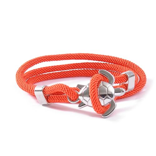 Bracciale in lega di zinco, lega in zinco, with Cordone di Milano, Regolabile & unisex, nessuno, Lunghezza Appross. 19 cm, Venduto da PC