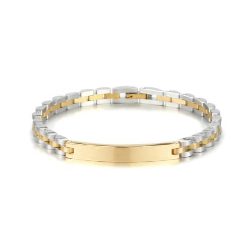 Stainless Steel Jewelry Bracelet 304 Stainless Steel polished & for woman Length Approx 20.5 cm Sold By PC