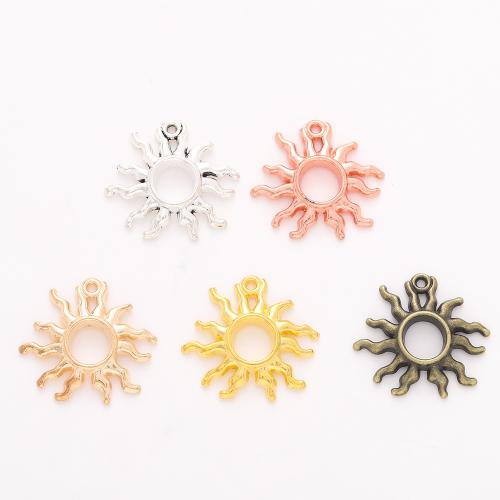 Zinc Alloy Pendants Sun plated DIY Sold By Bag