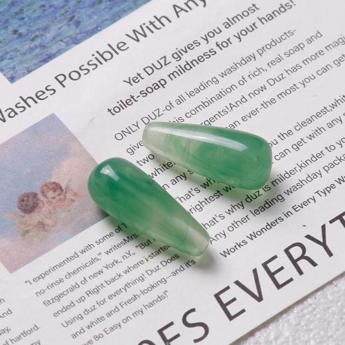 Resin Jewelry Findings Teardrop polished DIY green Sold By PC