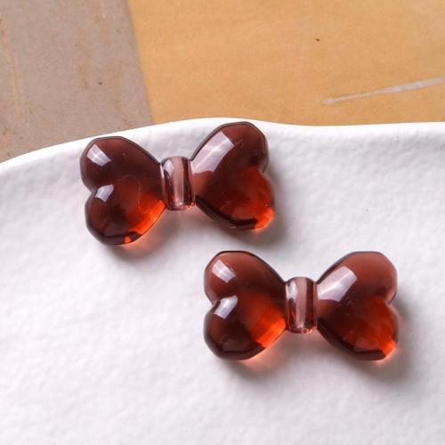 Acrylic Jewelry Beads Bowknot polished DIY Sold By PC