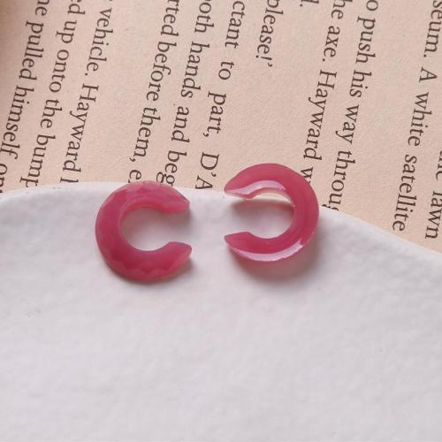 Resin Jewelry Findings Letter C polished DIY Sold By PC