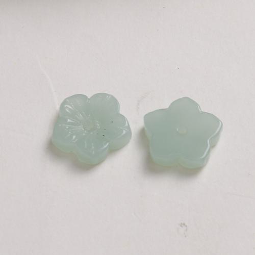 Fashion Glass Beads Flower polished DIY Sold By PC