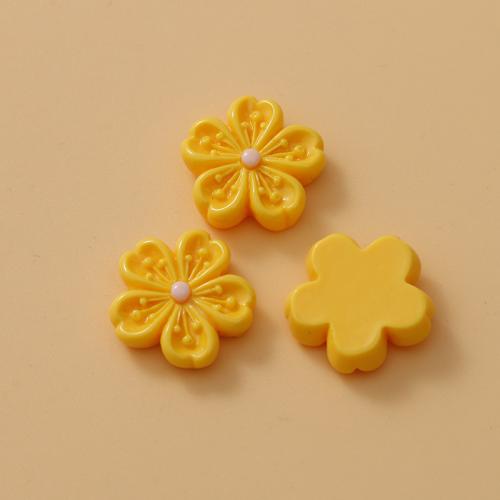 Mobile Phone DIY Decoration Resin Flower polished Sold By PC