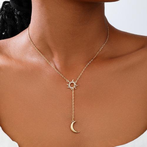 Zinc Alloy Jewelry Necklace plated for woman Sold By PC