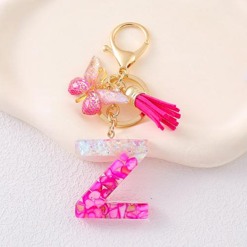 Zinc Alloy Key Clasp with Resin epoxy gel portable & multifunctional mixed colors Sold By PC