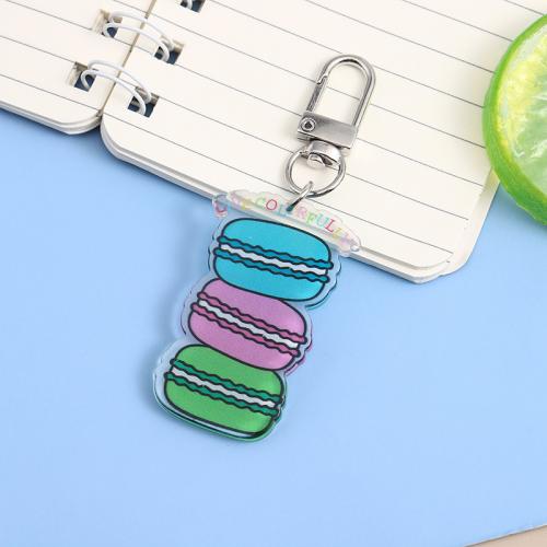 Zinc Alloy Key Clasp Acrylic with Zinc Alloy portable & multifunctional Sold By PC