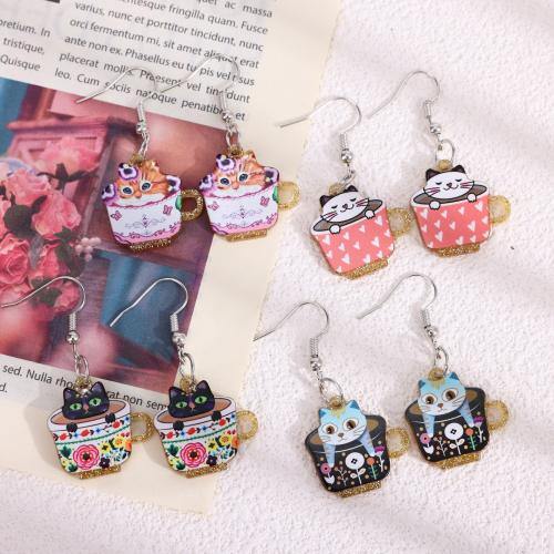 Acrylic Jewelry Earring cute & for woman Sold By Pair