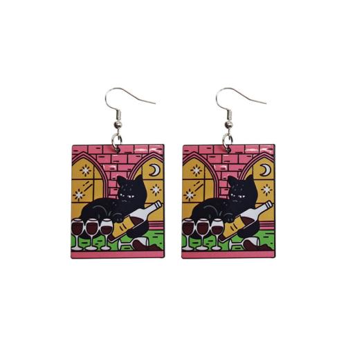 Acrylic Jewelry Earring cute & for woman Sold By Pair