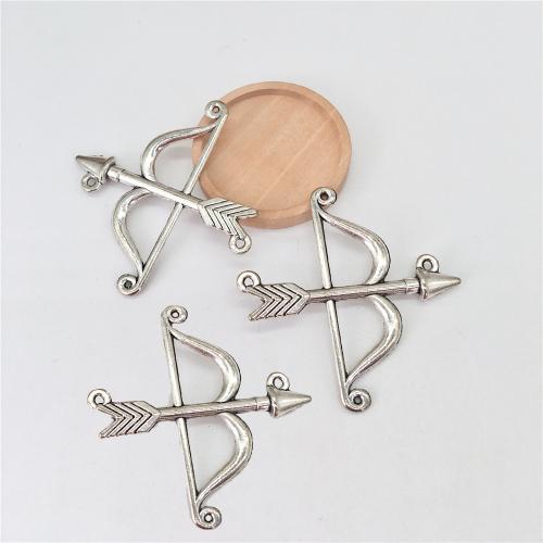 Zinc Alloy Pendants antique silver color plated DIY Sold By Bag