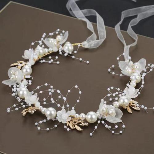 Headband Plastic Pearl with brass wire fashion jewelry & for children Sold By PC