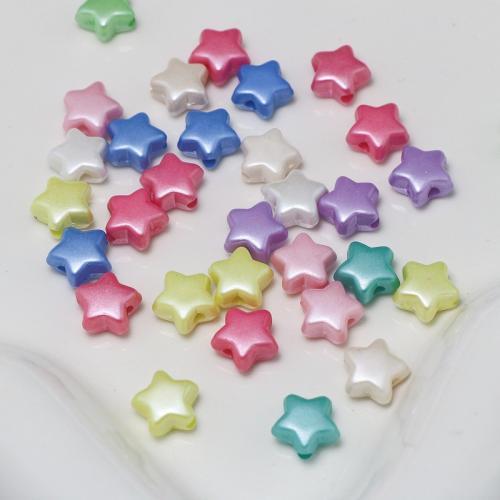 Acrylic Jewelry Beads Star DIY mixed colors Approx Sold By Bag