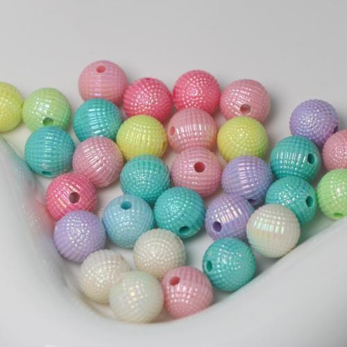 Acrylic Jewelry Beads DIY mixed colors Sold By Bag