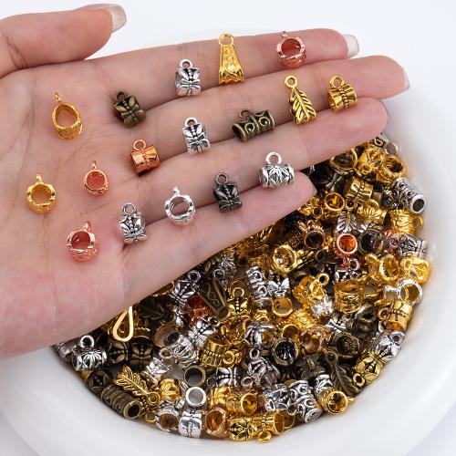 Zinc Alloy Bail Beads plated DIY & mixed nickel lead & cadmium free Approx 2mm Sold By Bag