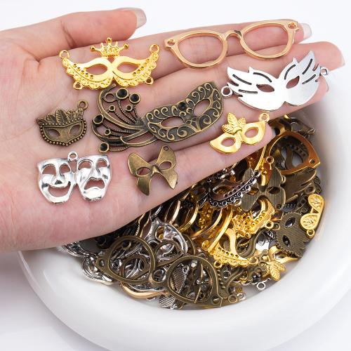 Zinc Alloy Pendants plated DIY & mixed nickel lead & cadmium free Sold By Bag