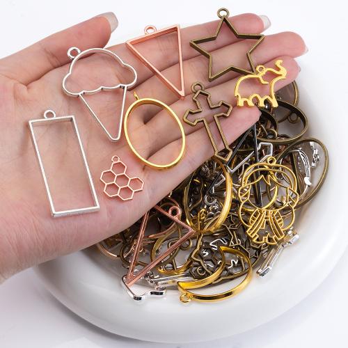 Zinc Alloy Pendants plated DIY & mixed nickel lead & cadmium free Sold By Bag