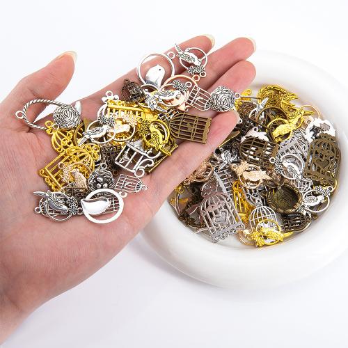 Zinc Alloy Pendants plated DIY & mixed nickel lead & cadmium free Sold By Bag