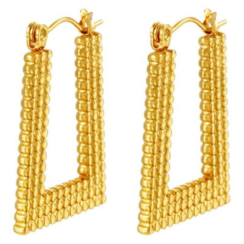 ステンレススチールレバーバックピアス, 304ステンレススチール, ファッションジュエリー & 女性用, 無色, 20x28mm, 売り手 ペア