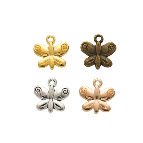 Zinc Alloy Animal Pendants Butterfly plated DIY nickel lead & cadmium free Approx Sold By Bag