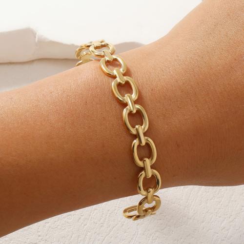 Titanium Steel Bracelet & Bangle plated for woman gold Sold By PC