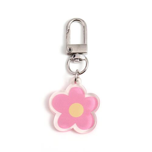 Zinc Alloy Key Clasp Acrylic with Zinc Alloy portable & multifunctional Sold By PC