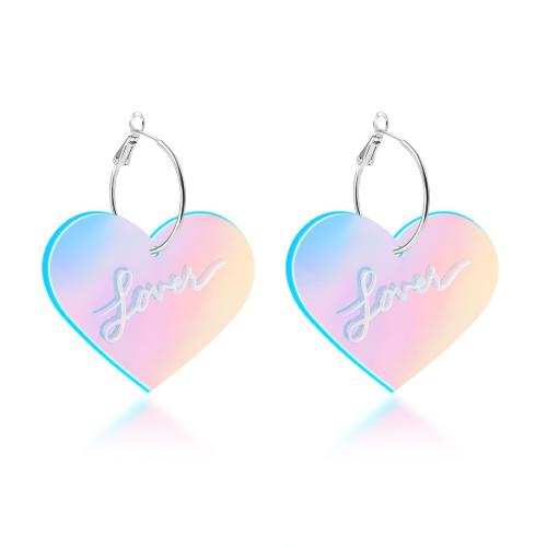 Acrylic Jewelry Earring Laser & for woman Sold By Pair