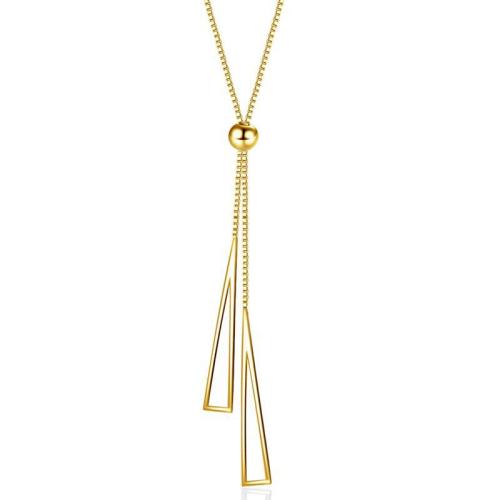 Stainless Steel Jewelry Necklace 304 Stainless Steel with Stainless Steel Pendant & brass chain fashion jewelry & for woman Length Approx 48 cm Sold By PC